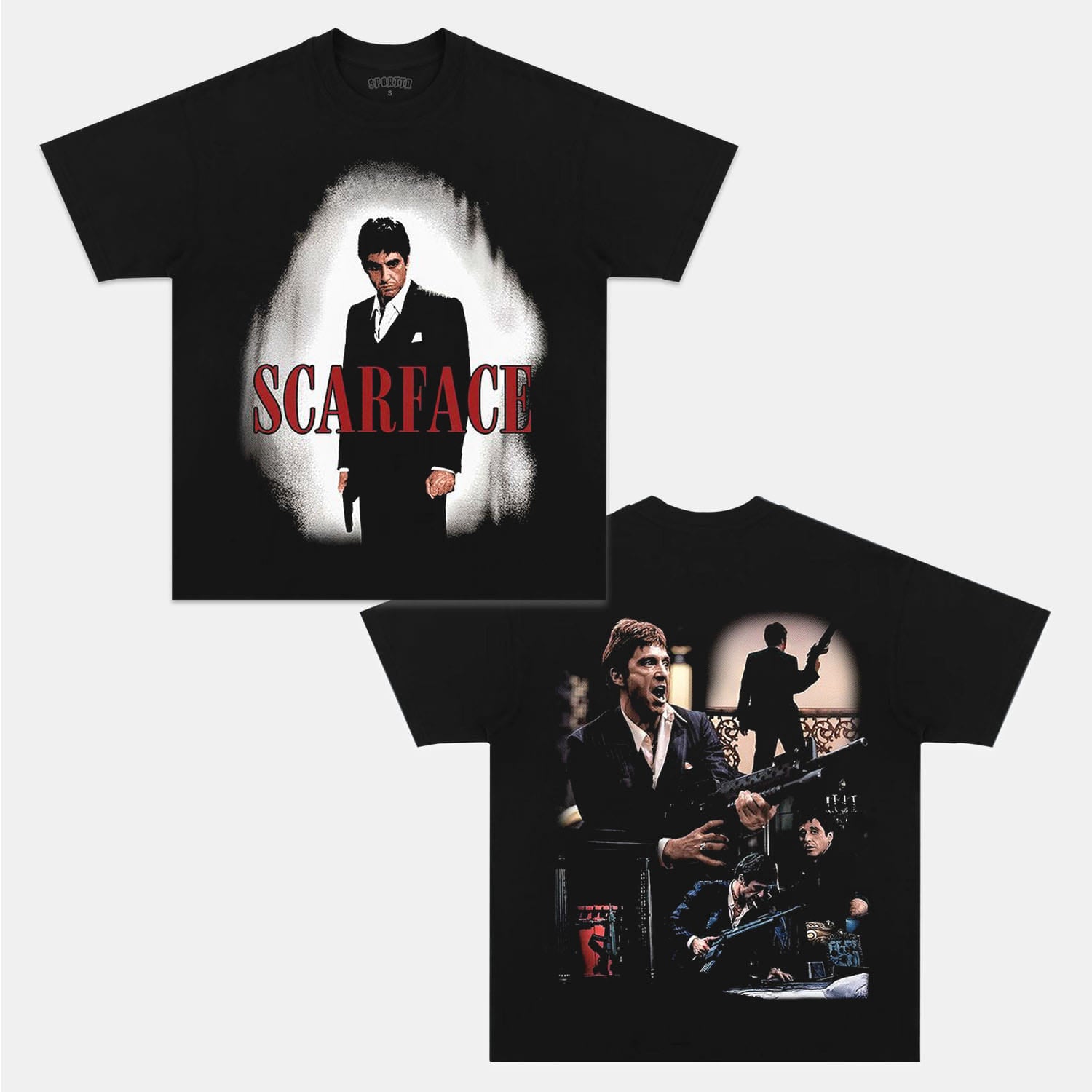 SCARFAC TEE - clothing by TeeHivey.com (Image 1)