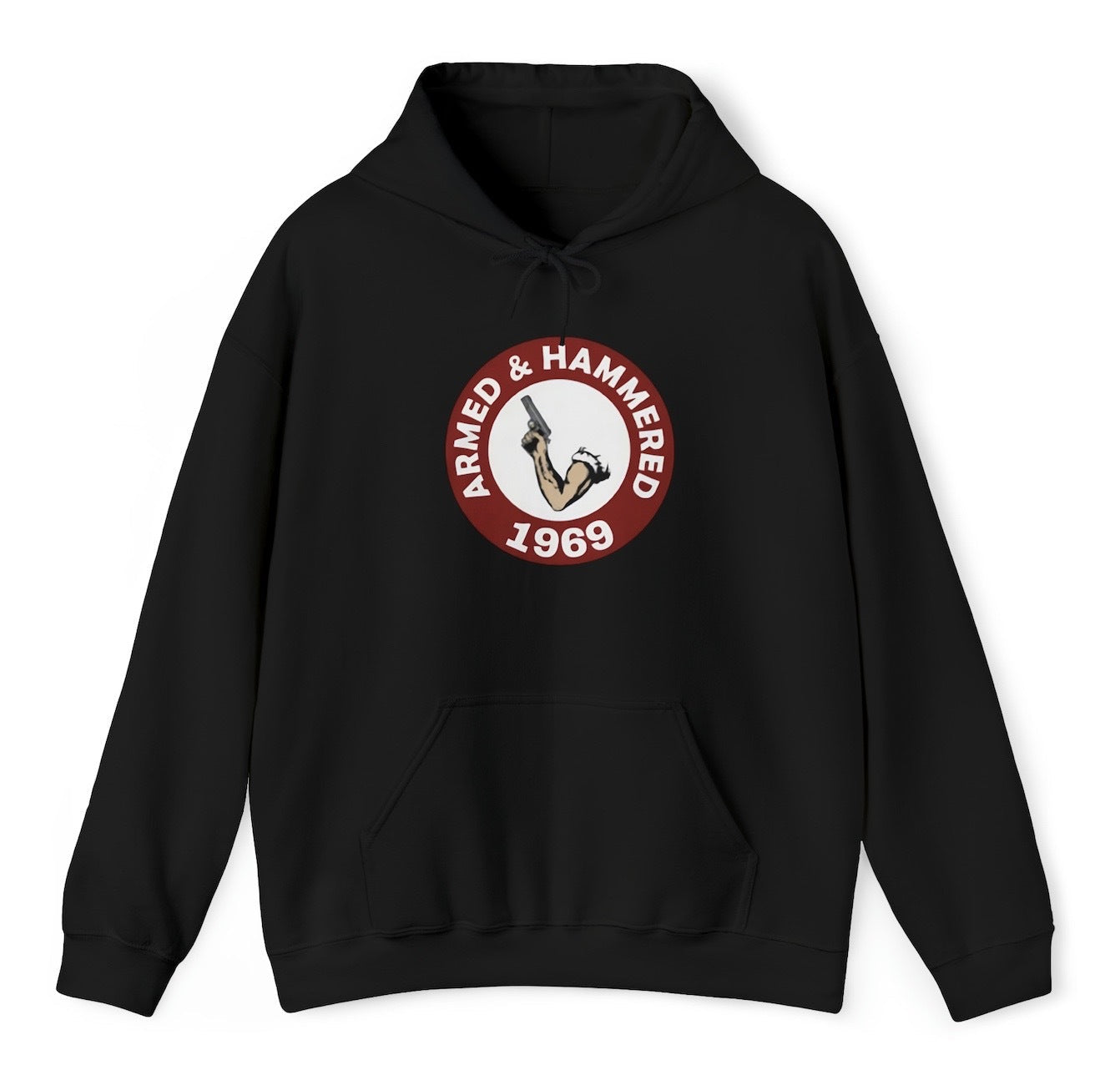Armed and Hammered 1969 Hoodie - clothing by TeeHivey.com (Image 1)