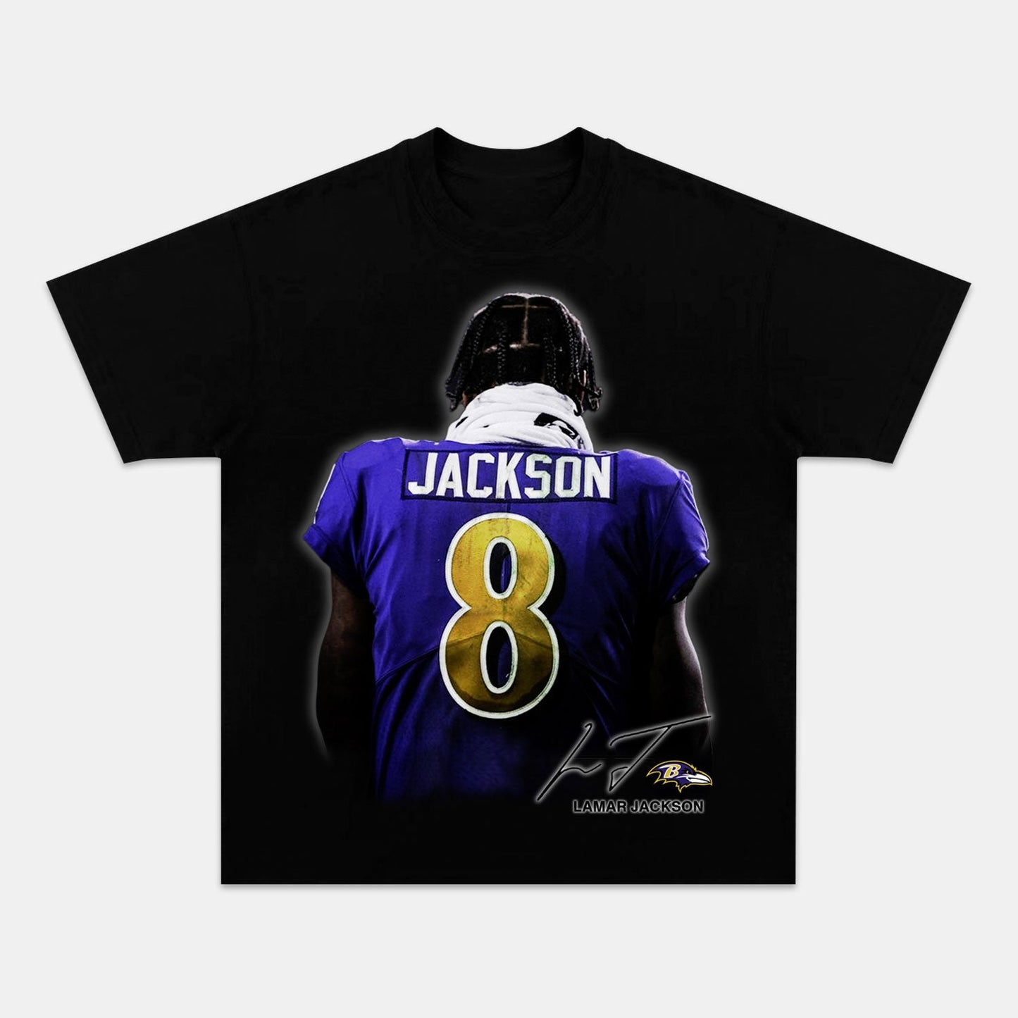 LAMAR JACKSON TEE - clothing by TeeHivey.com (Image 1)