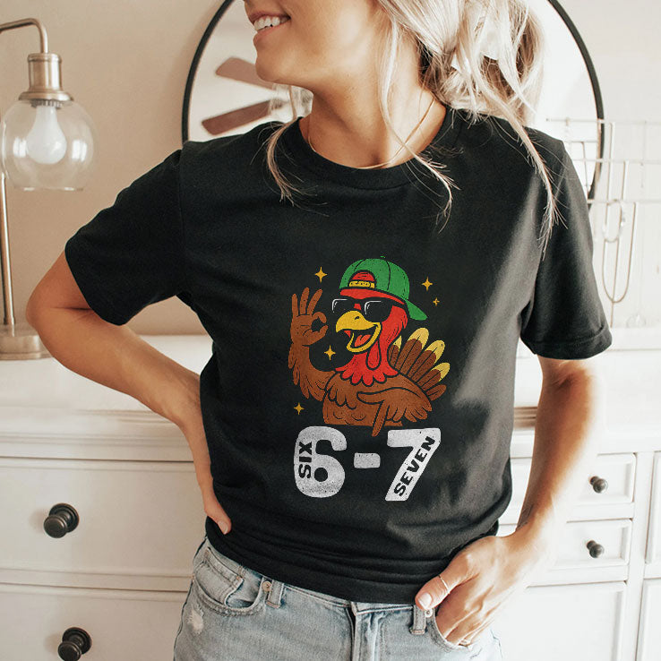 6 7 Six Seven Turkey Gen Z Alpha Meme T Shirt