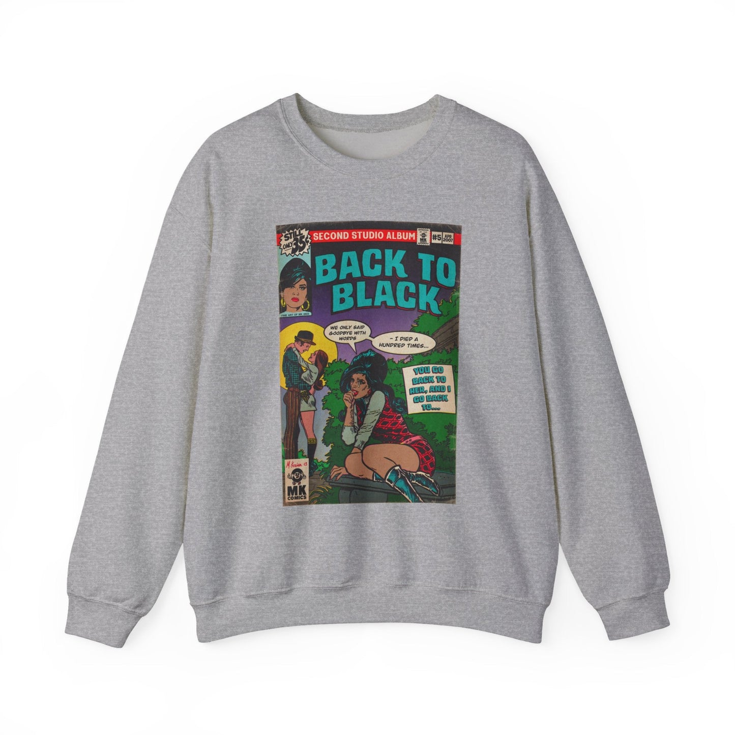 Back to Black - Unisex Heavy Blendâ„¢ Crewneck Sweatshirt