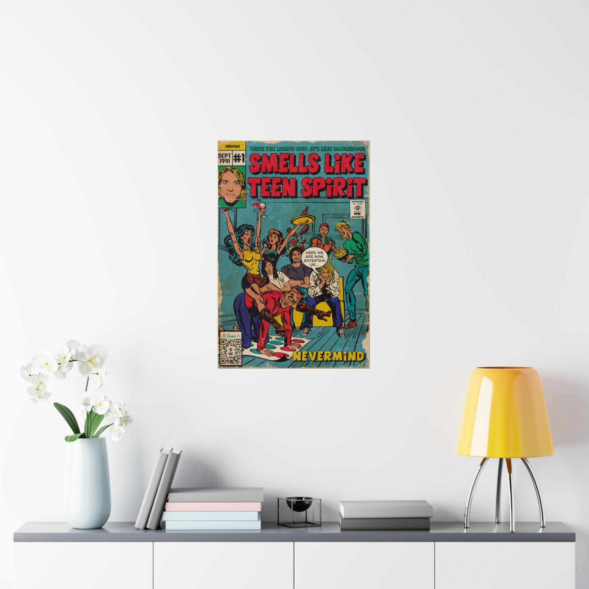 Smells Like Teen Spirit -  Vertical Matte Poster - clothing by TeeHivey.com (Image 5)