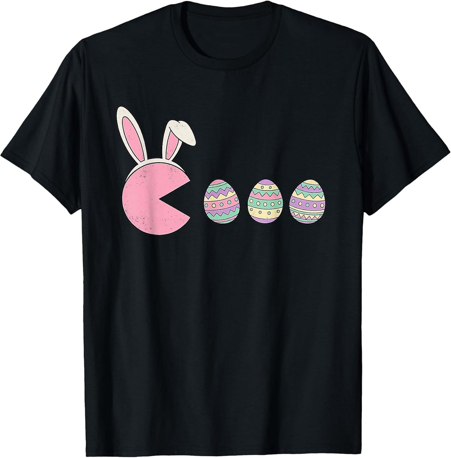 Easter Gaming Bunny Eggs Pixel Video Gamer Men Boy Kid Youth T-Shirt