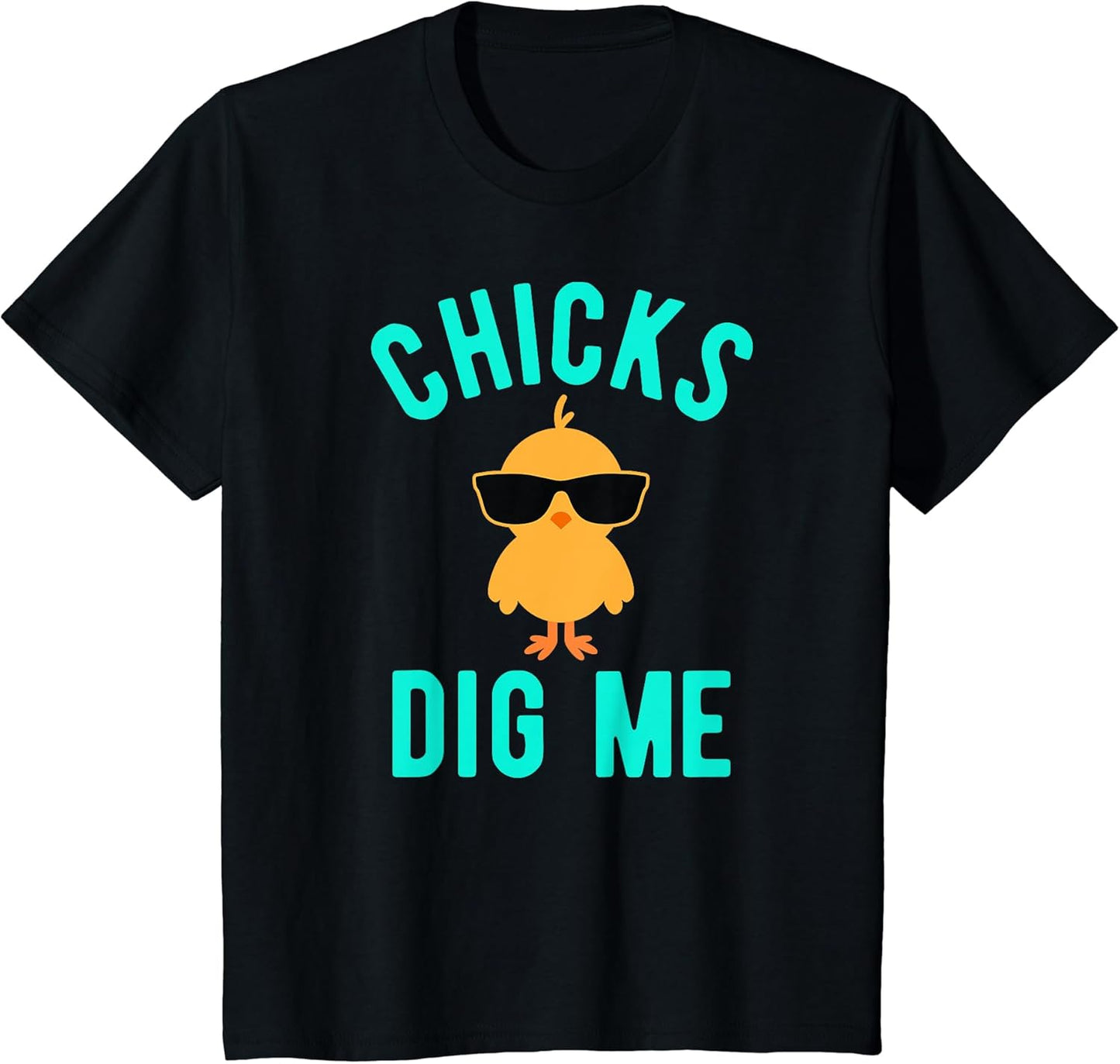 Kids Chicks Dig Me T Shirt - Funny Easter Shirts for Boys Youth