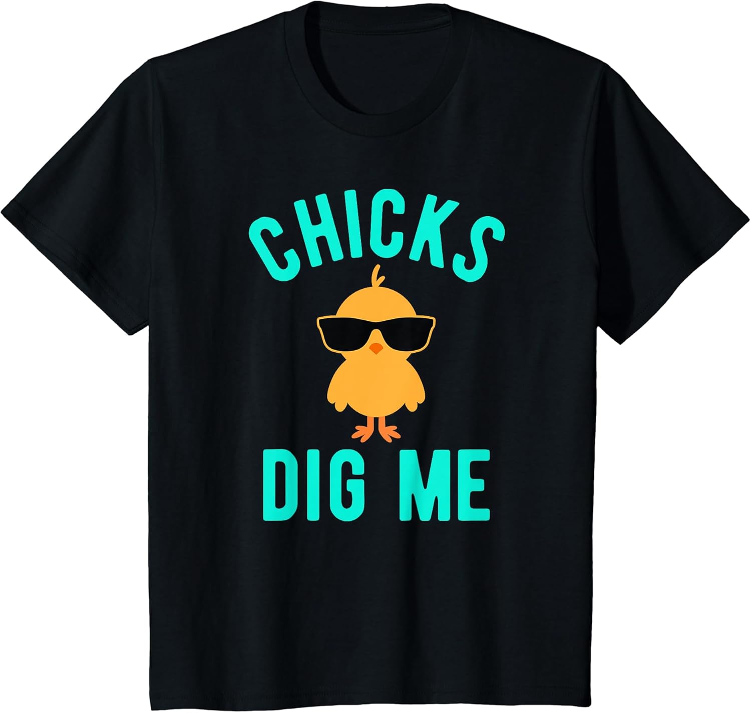 Kids Chicks Dig Me T Shirt - Funny Easter Shirts for Boys Youth