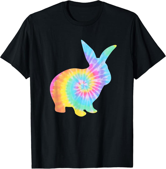 Easter Bunny Shirt Tie Dye Retro Egg Hunt T-shirt Gift T-Shirt