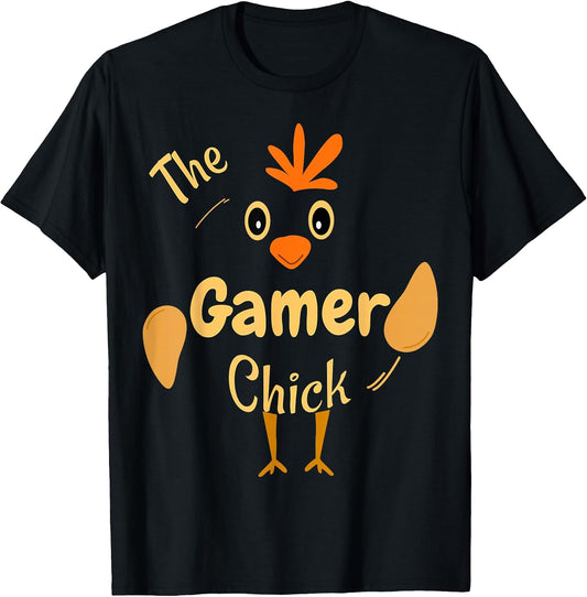 Matching Easter Pajamas and Outfits The Gamer Easter Chick T-Shirt