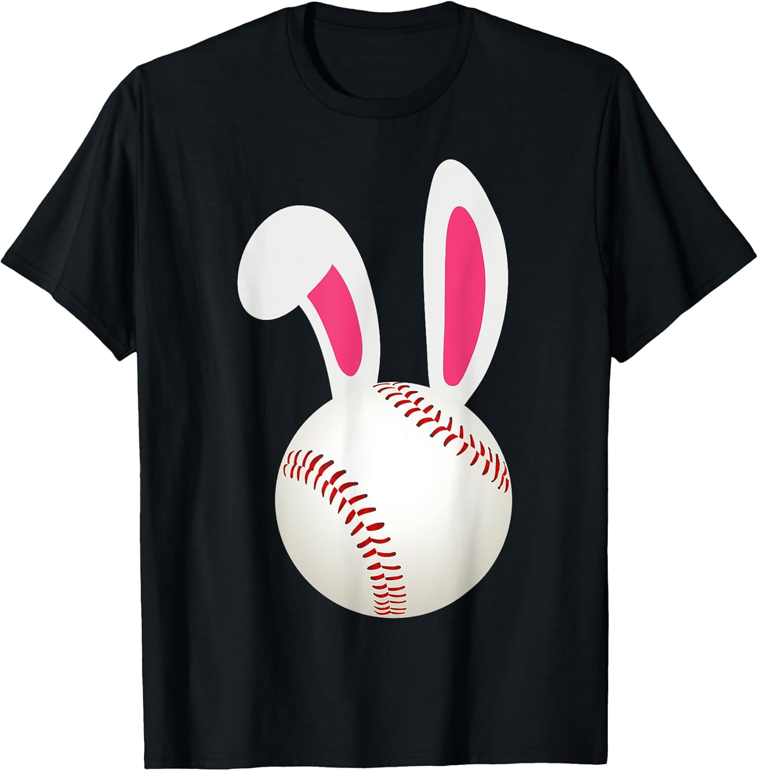 Easter Ears Baseball Bunny Player T-Shirt