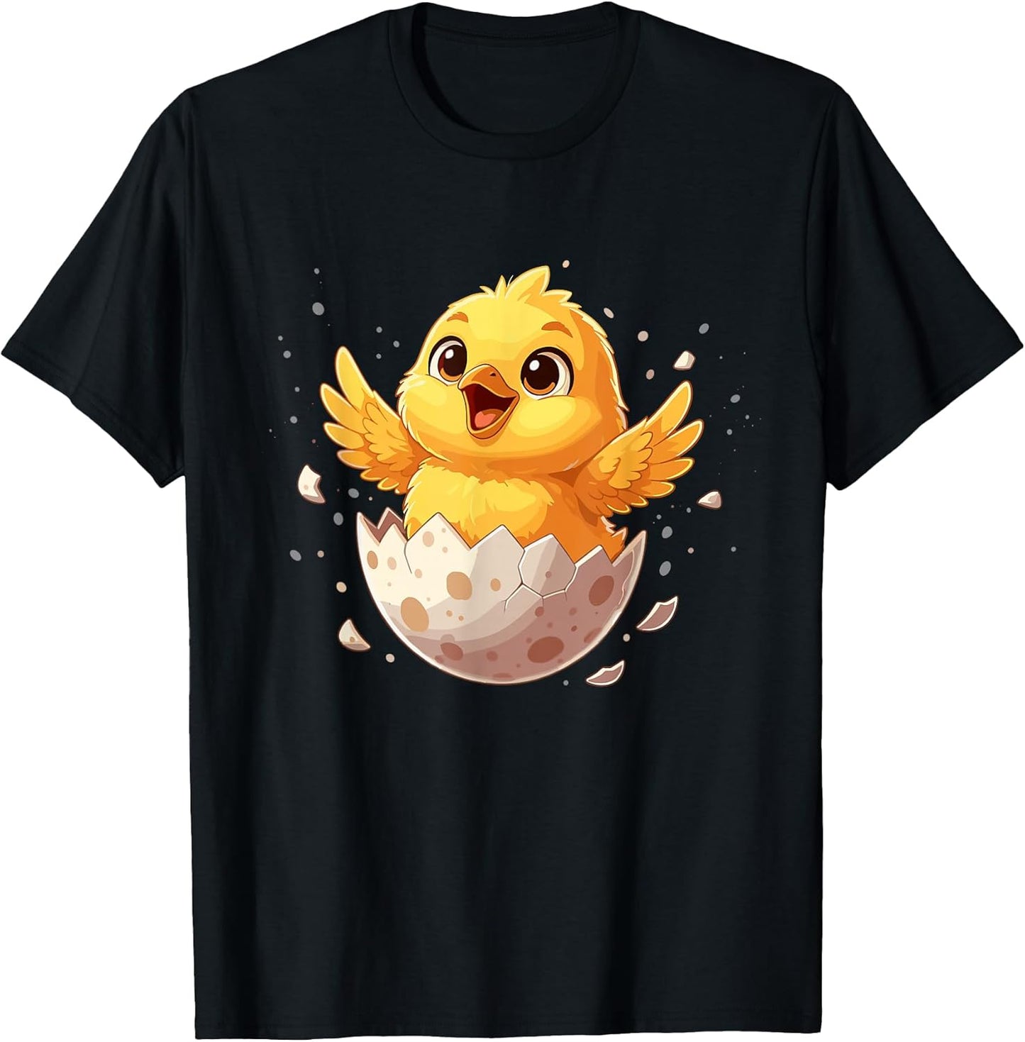 Happy Easter Hatching Chick Cute Spring Egg T-Shirt