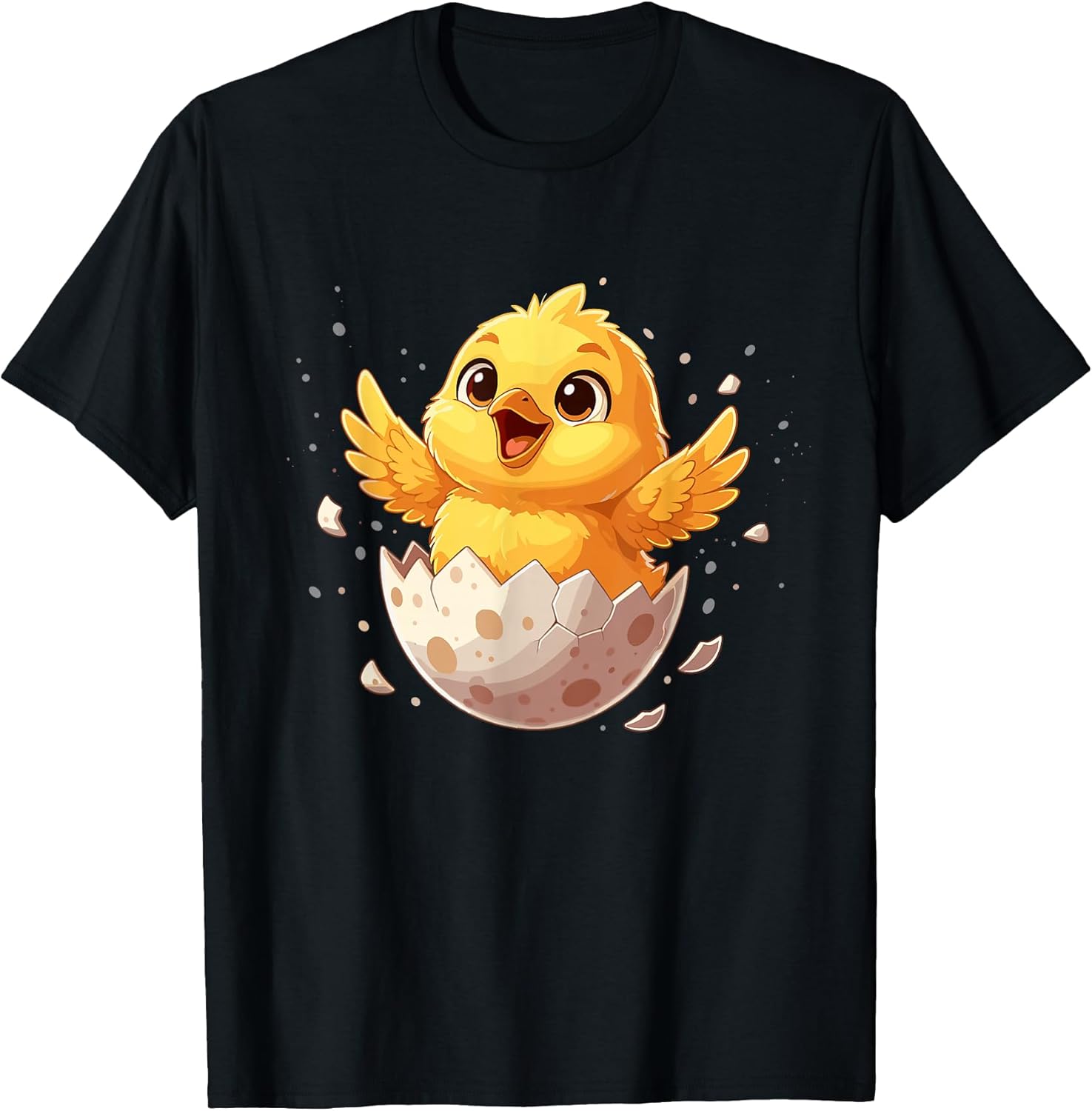 Happy Easter Hatching Chick Cute Spring Egg T-Shirt