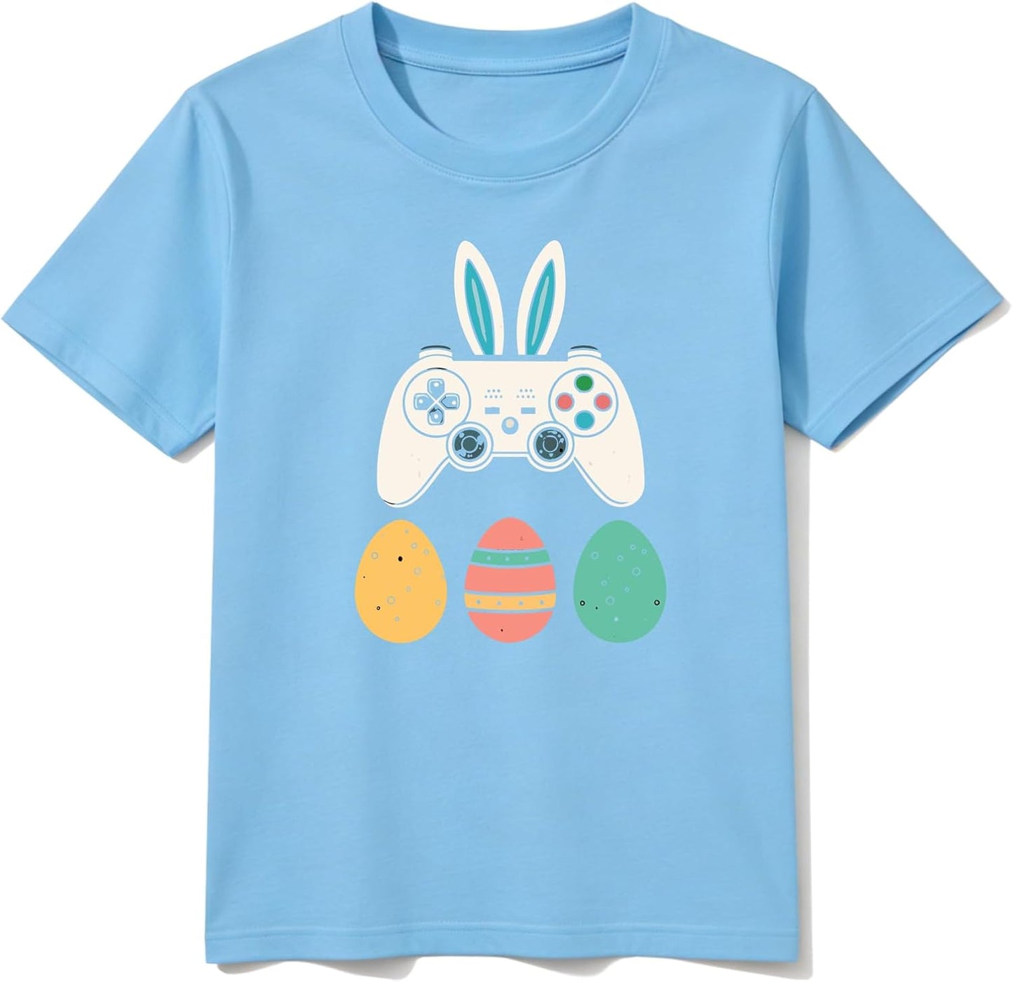 Easter Shirts for Boys, Girls & Kids: Cute Bunny, Truck and Egg Graphic Tee | Cotton Crewneck (2-7 Years)