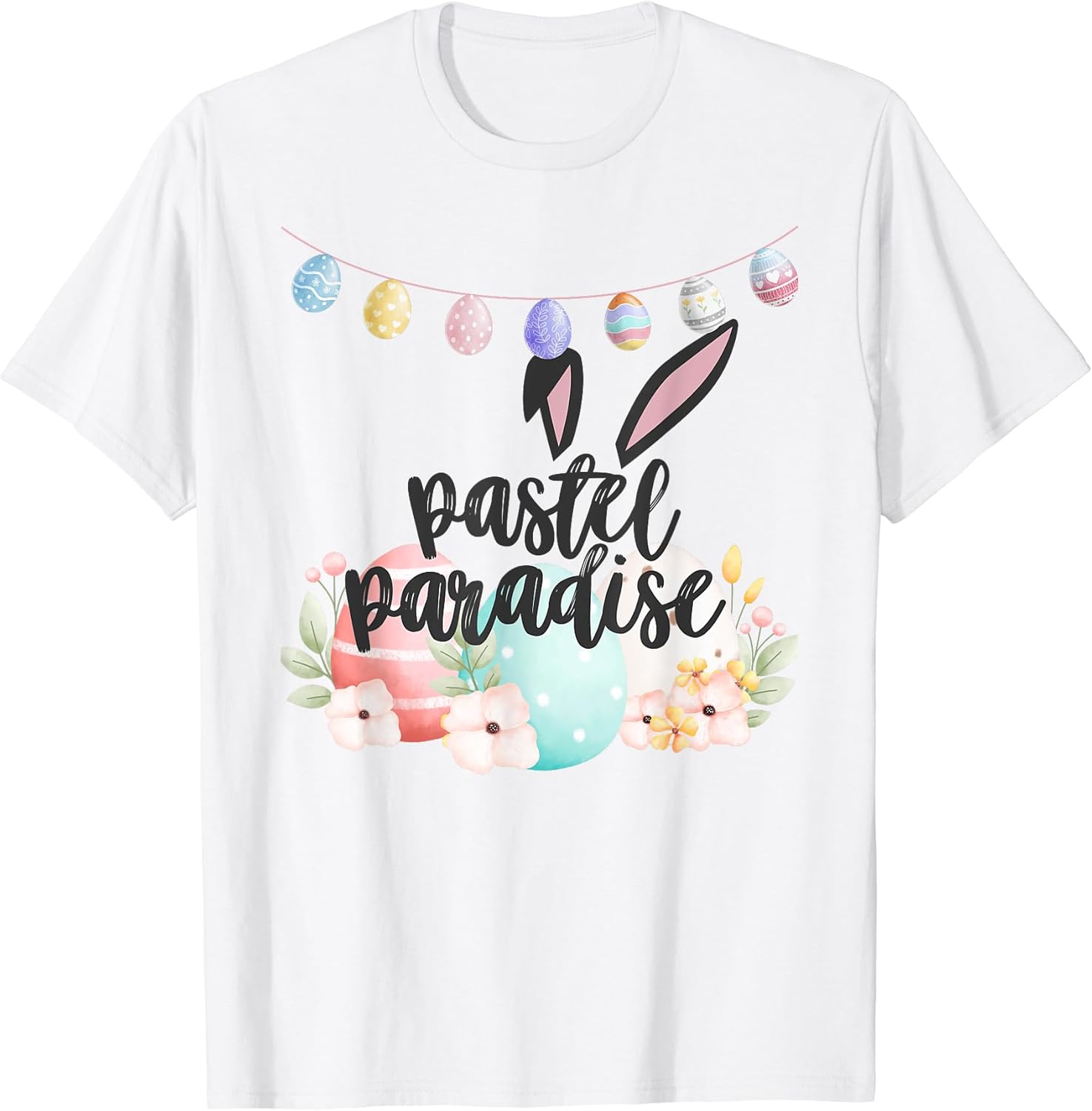 Pastel Paradise Men Women Easter Egg Fashion T-Shirt