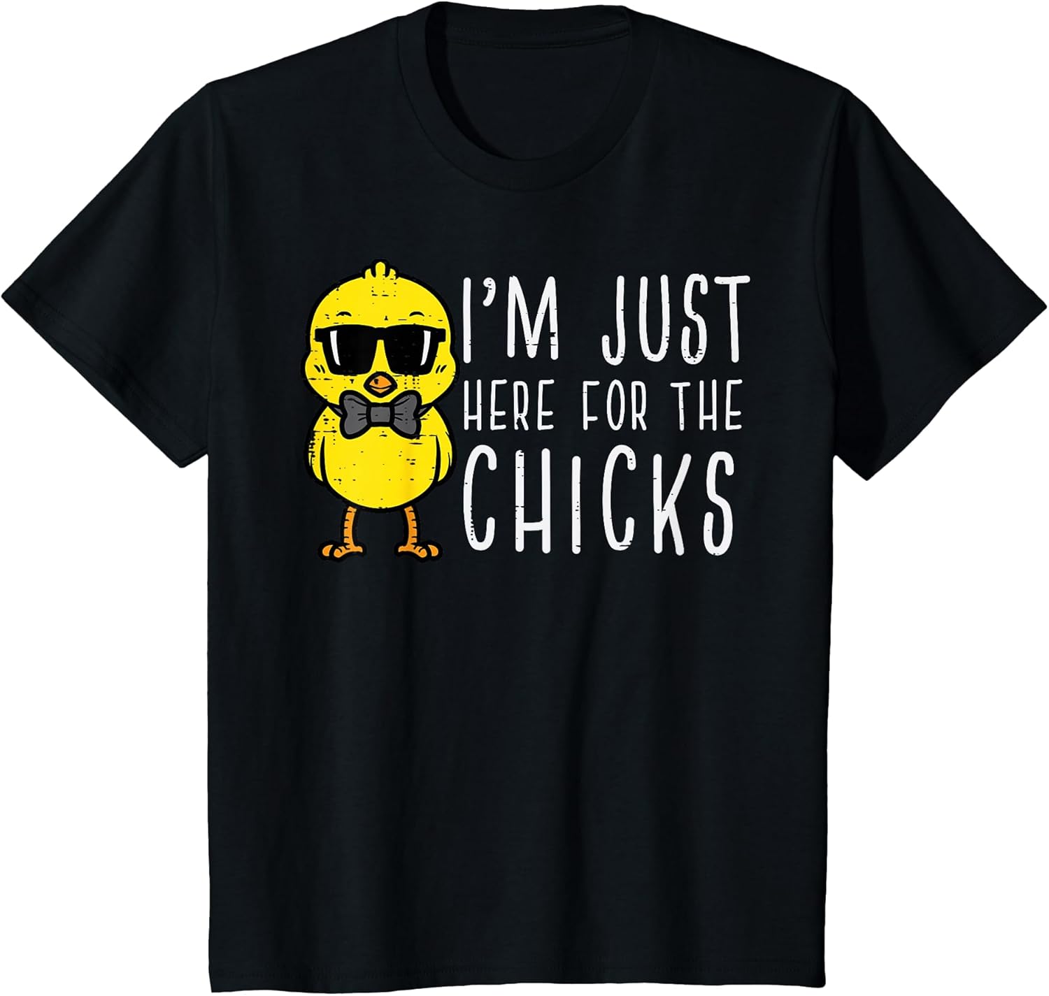Kids Im Just Here for The Chicks Cute Easter Boys Kids Toddler T-Shirt