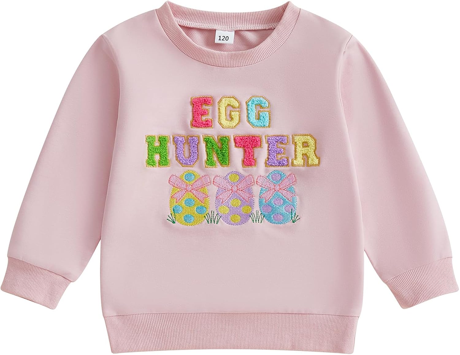 Toddler Easter Shrit Baby Girl Outfit Crewneck Bunny Sweatshirt Long Sleeve Shirts Holiday Clothes