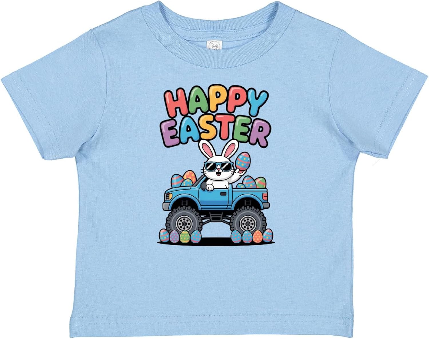 Happy Easter Bunny Monster Truck Baby T-Shirt