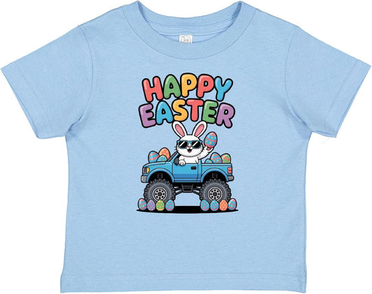 Happy Easter Bunny Monster Truck Baby T-Shirt