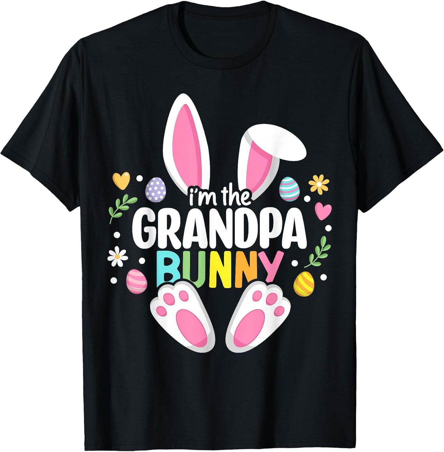 Easter Grandpa Bunny Papa Happy Easter Day Family Matching T-Shirt