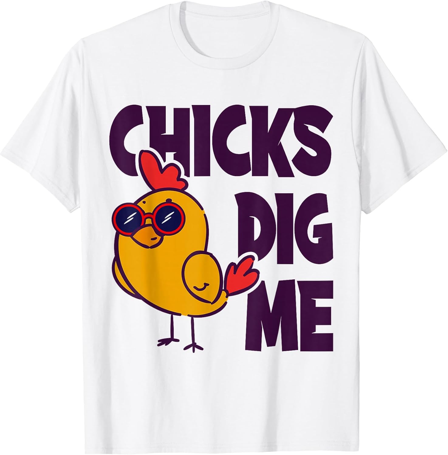 Chicks Dig Me Easter 2026 Toddler Boys Men Funny T-Shirt