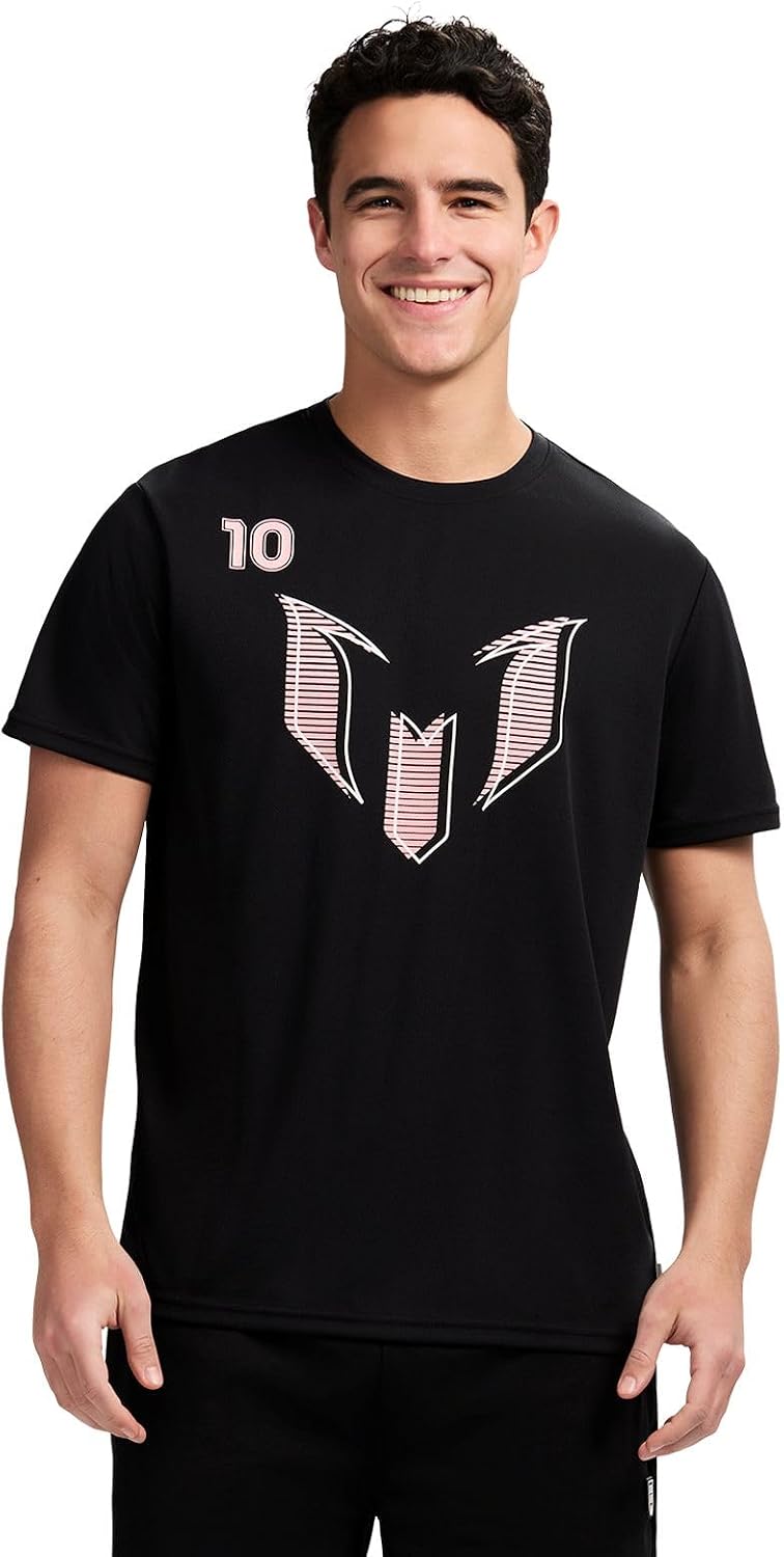 Men's Wingstar Closed Eye Mesh Tee, Short Sleeve T-Shirt, Standard Fit with Graphic