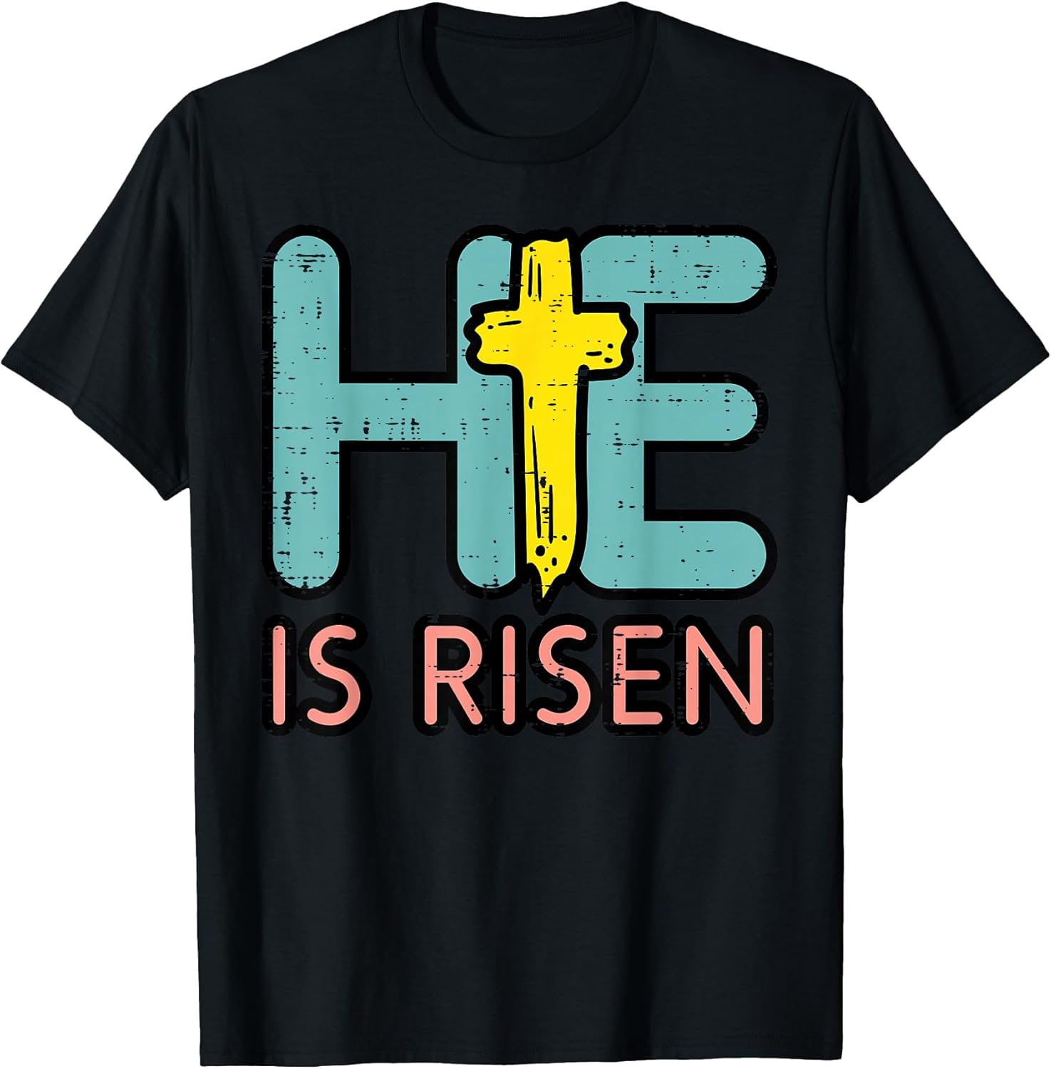 Easter HE is Risen Jesus Resurrection Christian Youth Kids T-Shirt Small