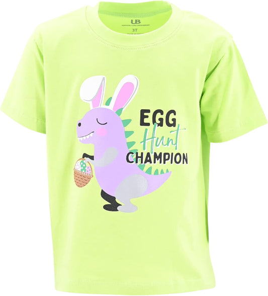 Boys Short Sleeve Funny Graphic Tees for Toddler to Big Kid