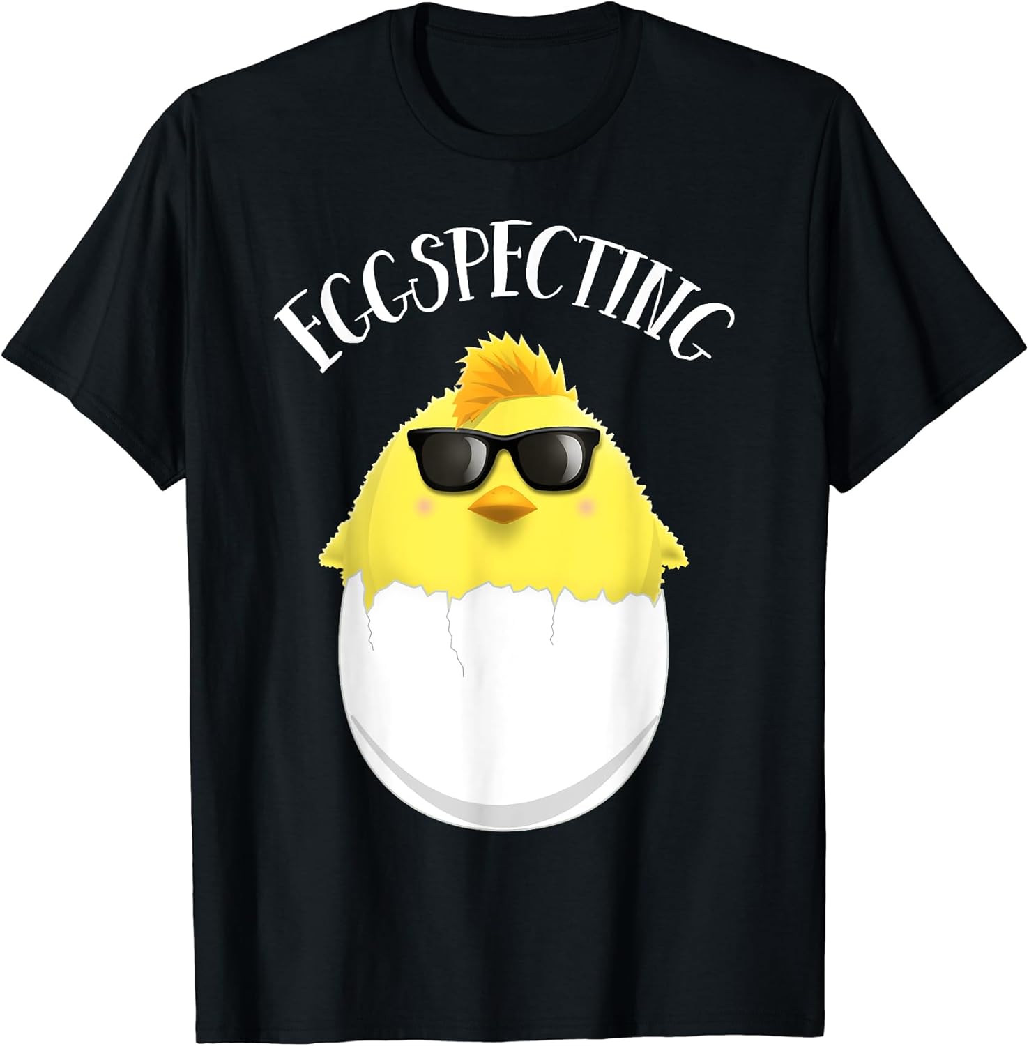 Eggspecting Easter Chick Spring Pregnancy Announcement Shirt