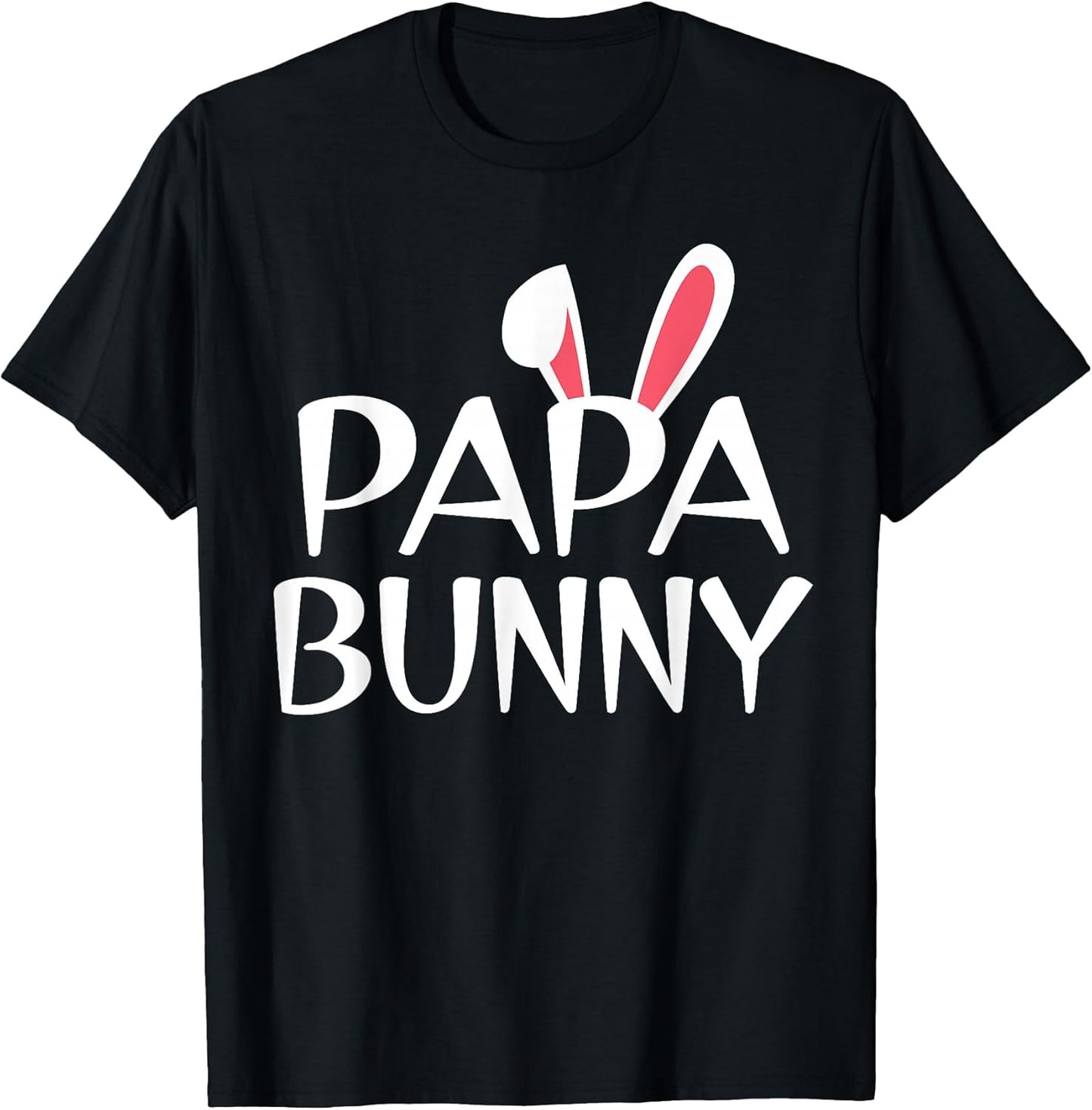 Papa Bunny Family Rabbit Matching Couple Daddy Easter T-Shirt