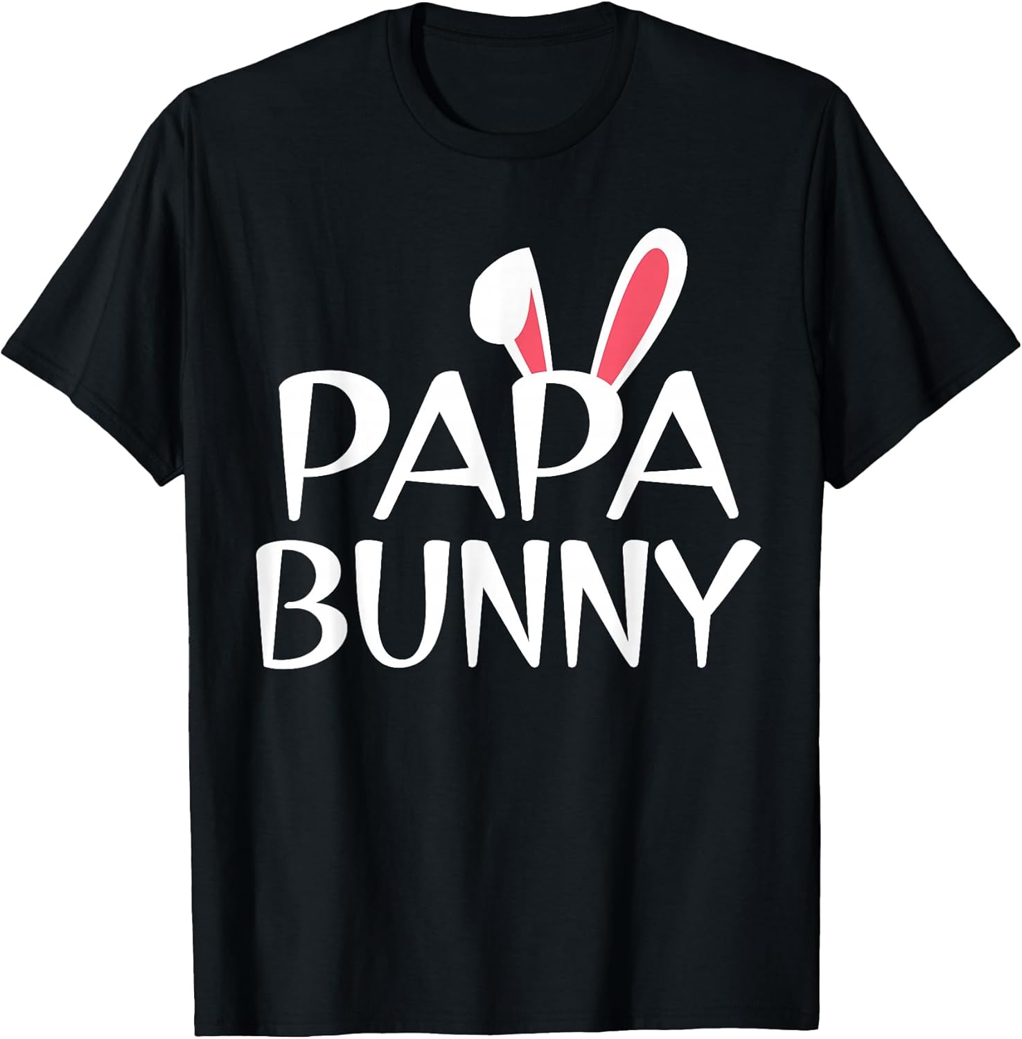 Papa Bunny Family Rabbit Matching Couple Daddy Easter T-Shirt