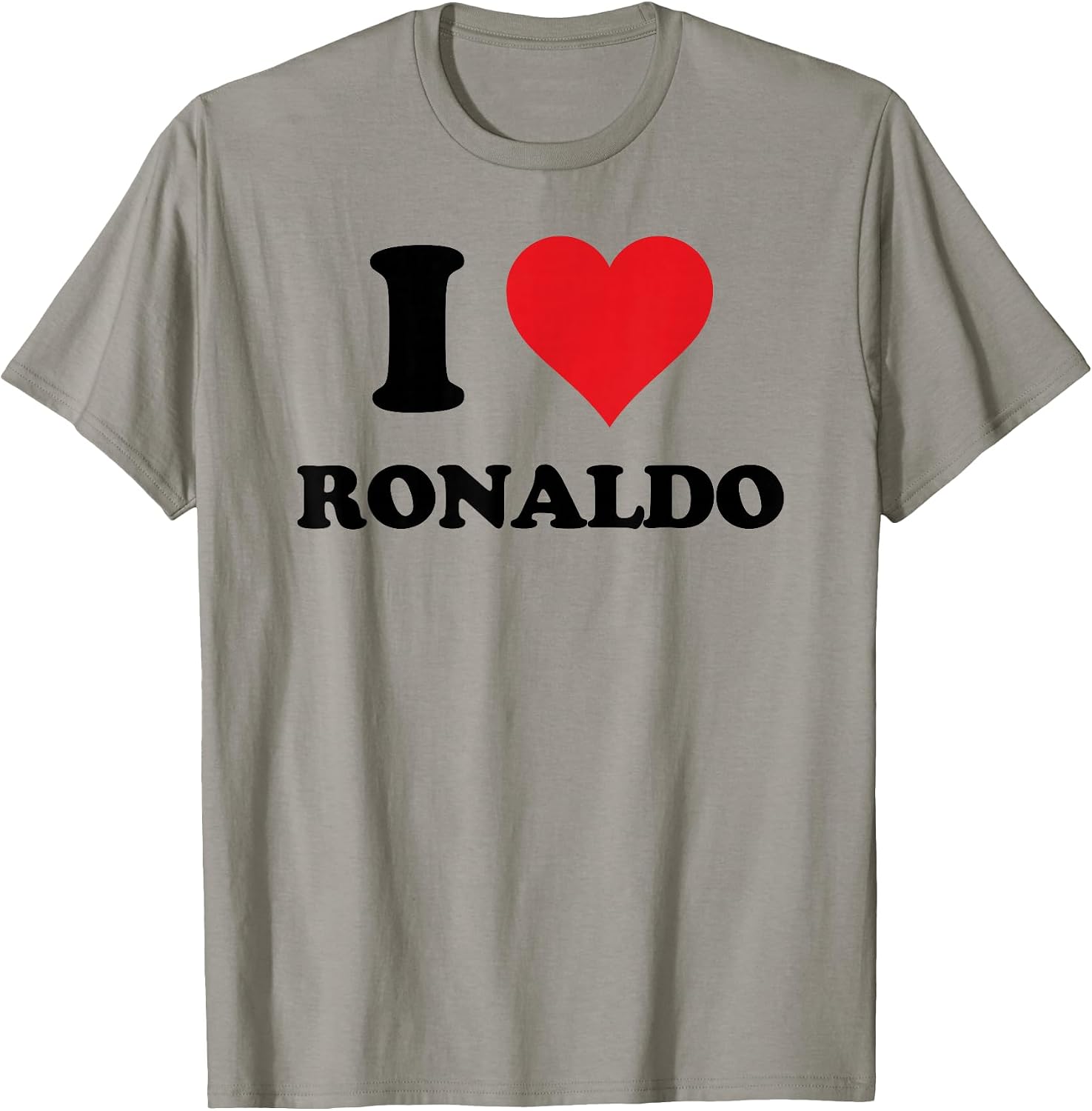 I Heart Ronaldo First Name I Love Personalized Stuff T-Shirt