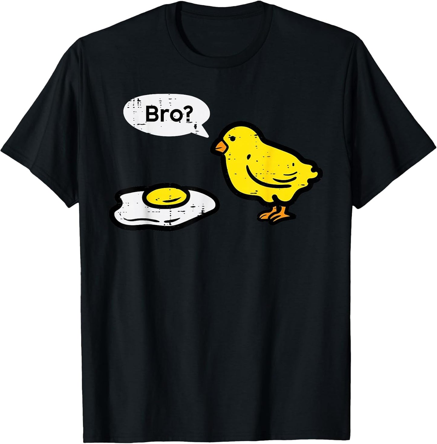Easter Chick Fried Egg Bro Funny Men Women Boys Kids Toddler T-Shirt