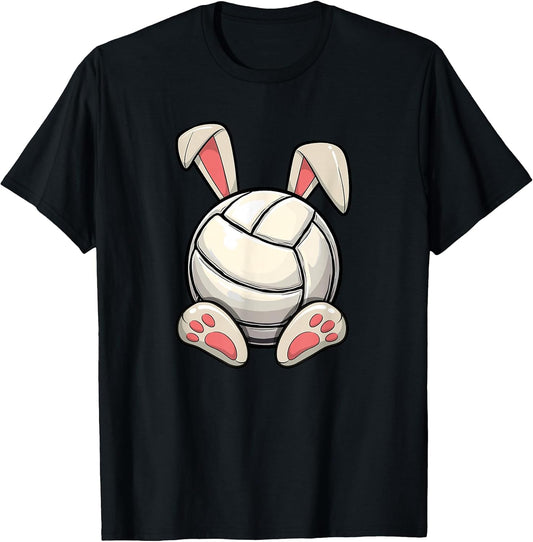 Easter Volleyball Bunny Ears Kids Easter Egg Hunt T-Shirt