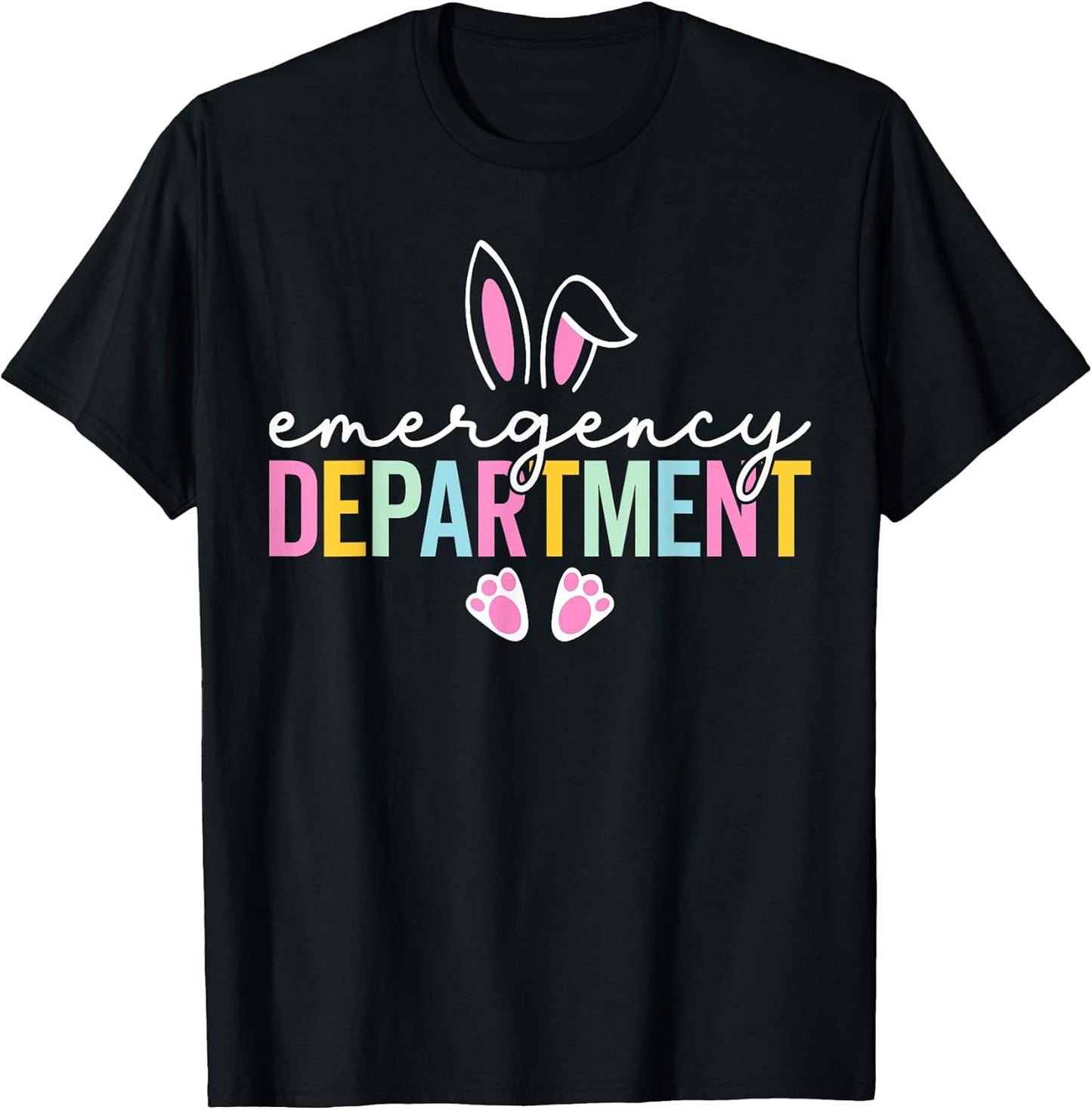 Emergency Department Bunny Emergency Room ER Nurse Easter T-Shirt