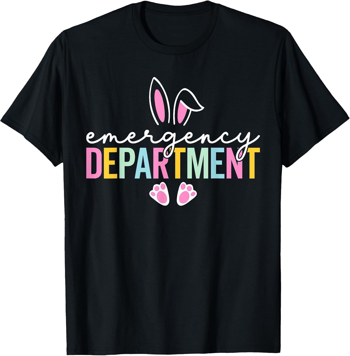 Emergency Department Bunny Emergency Room ER Nurse Easter T-Shirt