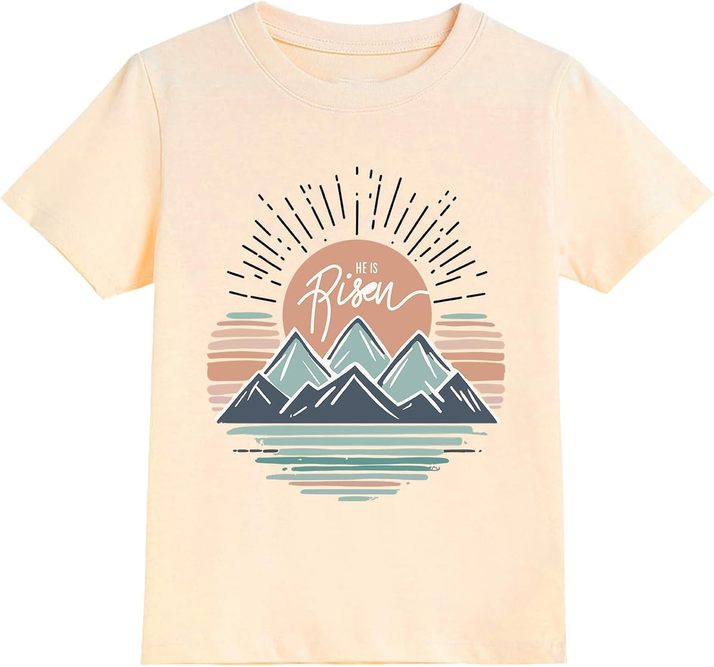 Jesus Religious Shirt for Todder Boys Girls Christian Tees Kids Bible Verse Cotton Tops 2-7 Years