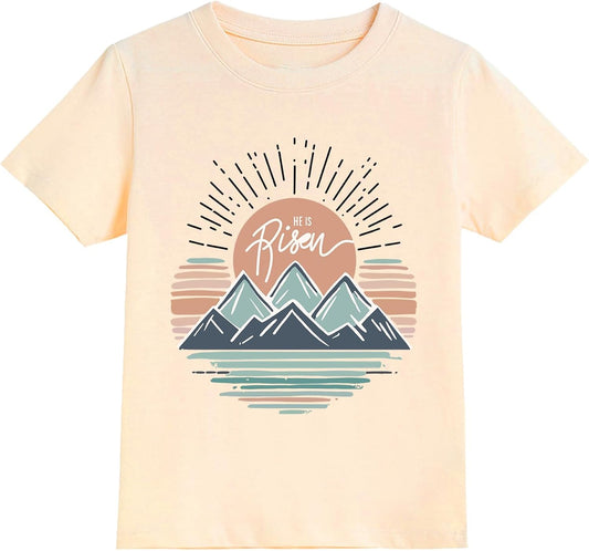 Jesus Religious Shirt for Todder Boys Girls Christian Tees Kids Bible Verse Cotton Tops 2-7 Years