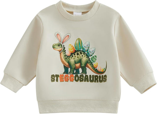 Toddler Boy Easter Outfits Baby Boy Sweatshirts For The Chicks Seggosaurus 6M 12M 18M 2T 3T 4T 5T Boys T-shirt Tops