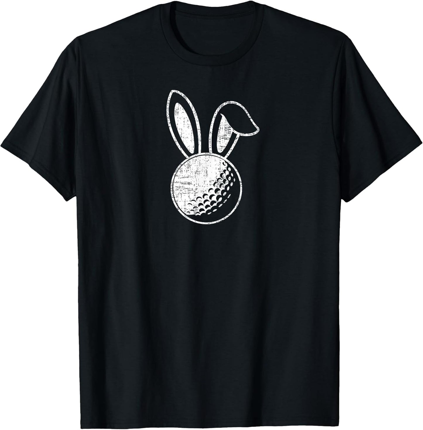 Easter Golf Bunny Ears Funny Golfing Gift T-Shirt