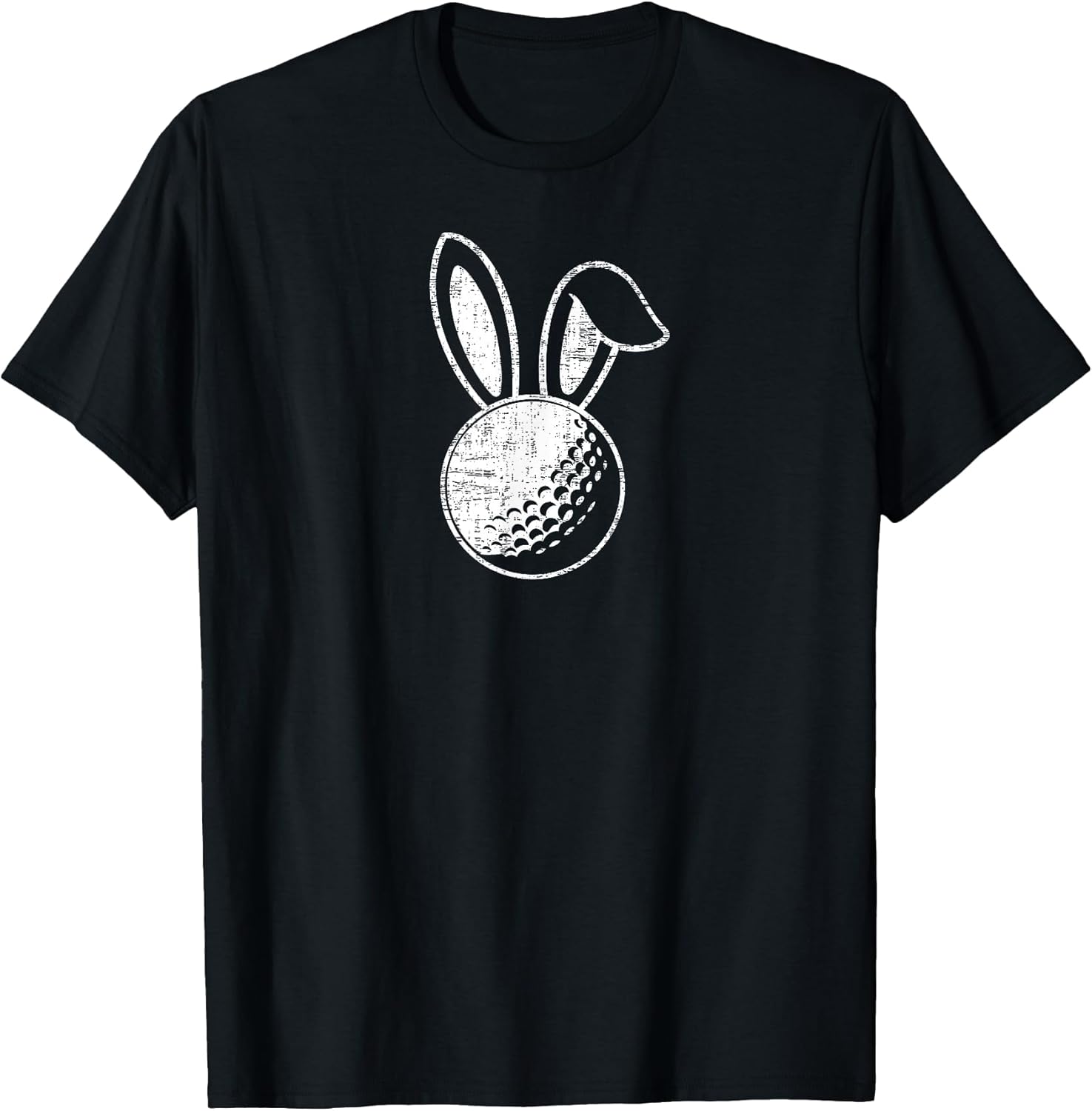 Easter Golf Bunny Ears Funny Golfing Gift T-Shirt