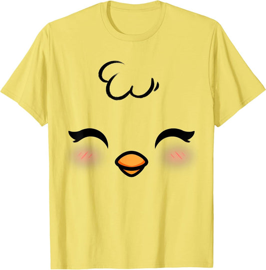 Funny Easter Chick Face Costume Halloween Boys Kids Toddler T-Shirt