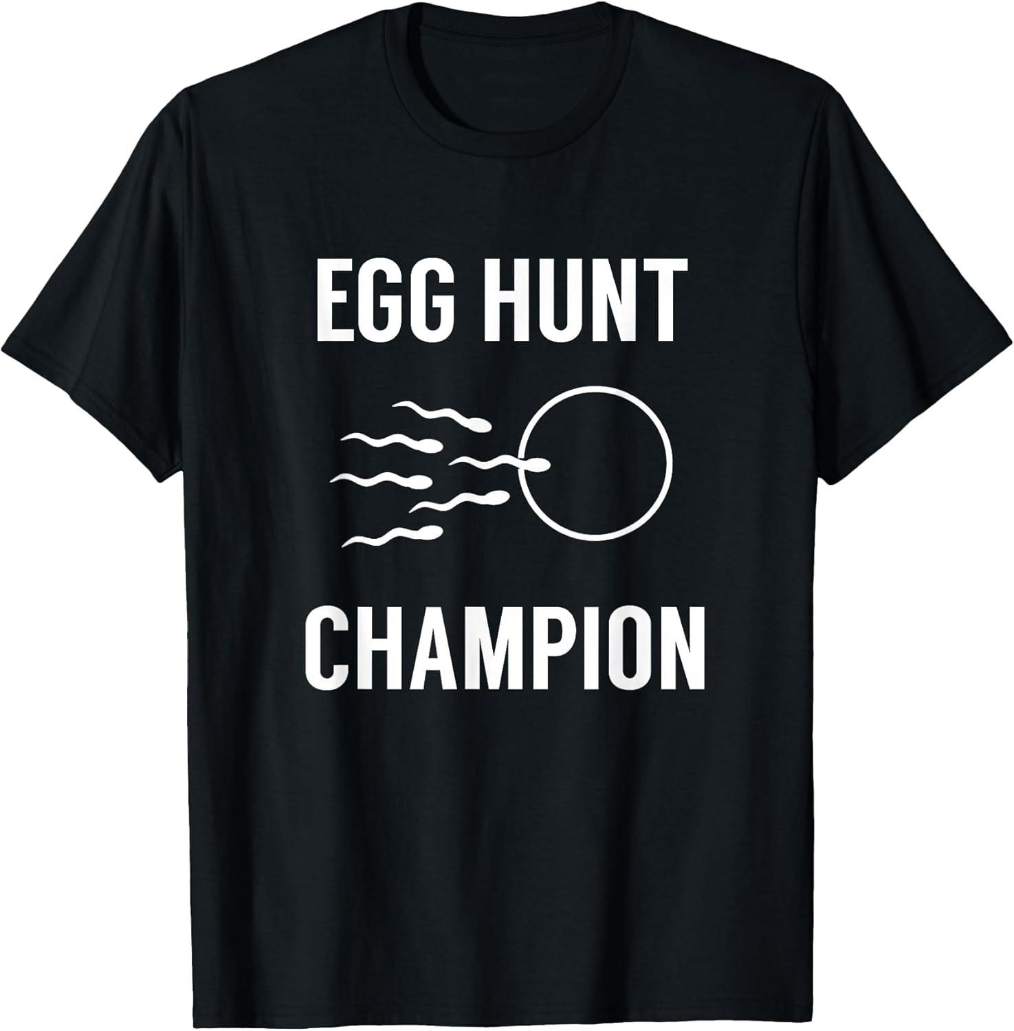 Egg Hunt Champion Funny Dad Easter Pregnancy Announcement T-Shirt Small