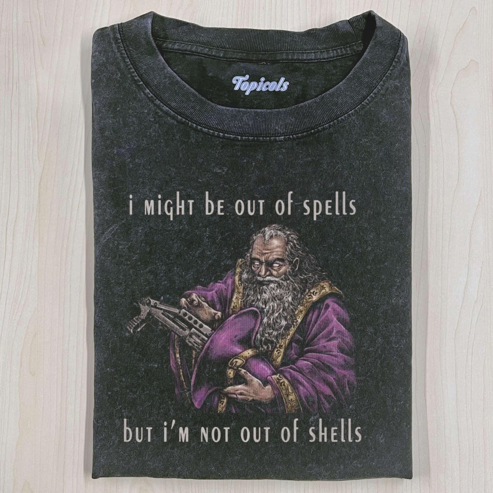 OUT OF SPELLS T-SHIRT - clothing by TeeHivey.com (Image 1)