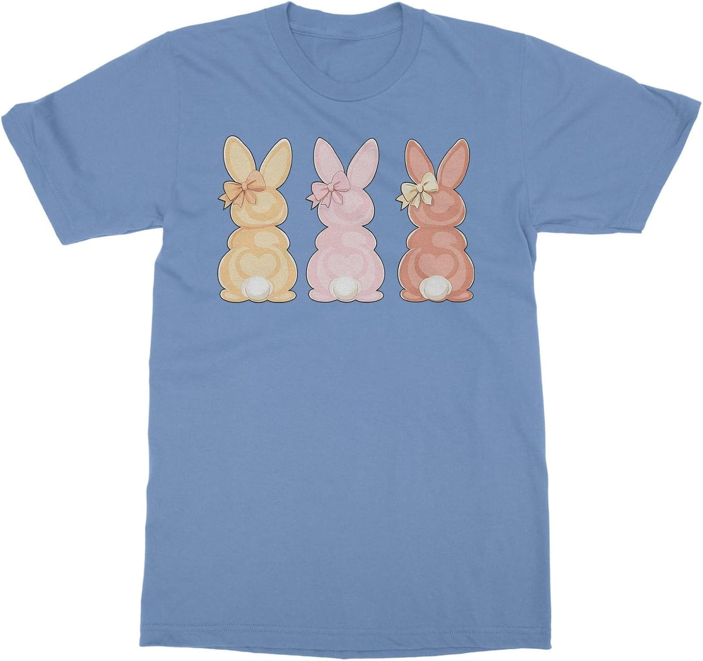 Cute Easter Bunnies Pastel Bow Teacher Student Unisex T-Shirt
