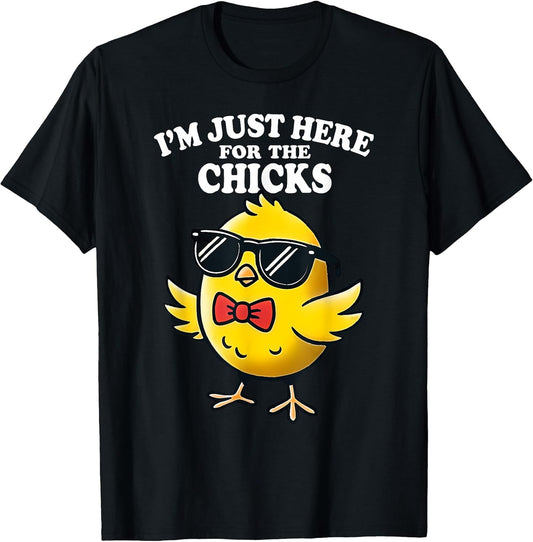 Chick Magnet Funny Easter Cute Baby Chicken Kids Boys T-Shirt