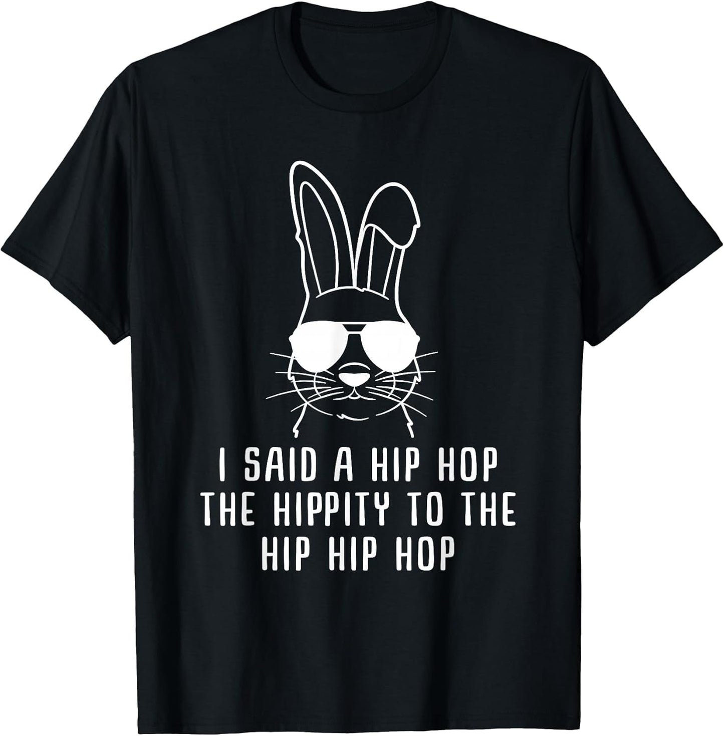 Cool Hip-Hop Sunglass Bunny Easter Gift | Mens & Womens T-Shirt