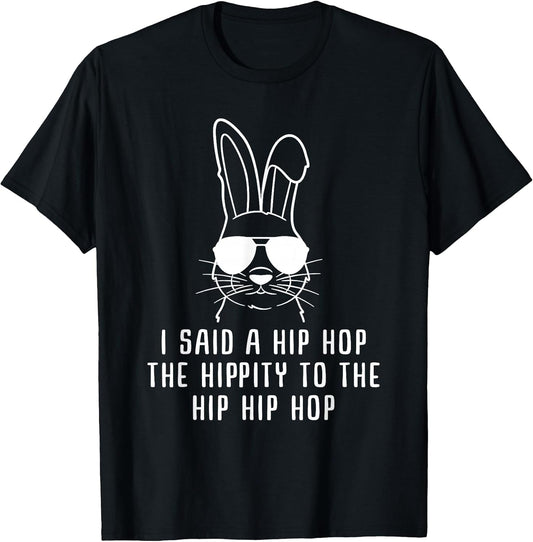 Cool Hip-Hop Sunglass Bunny Easter Gift | Mens & Womens T-Shirt