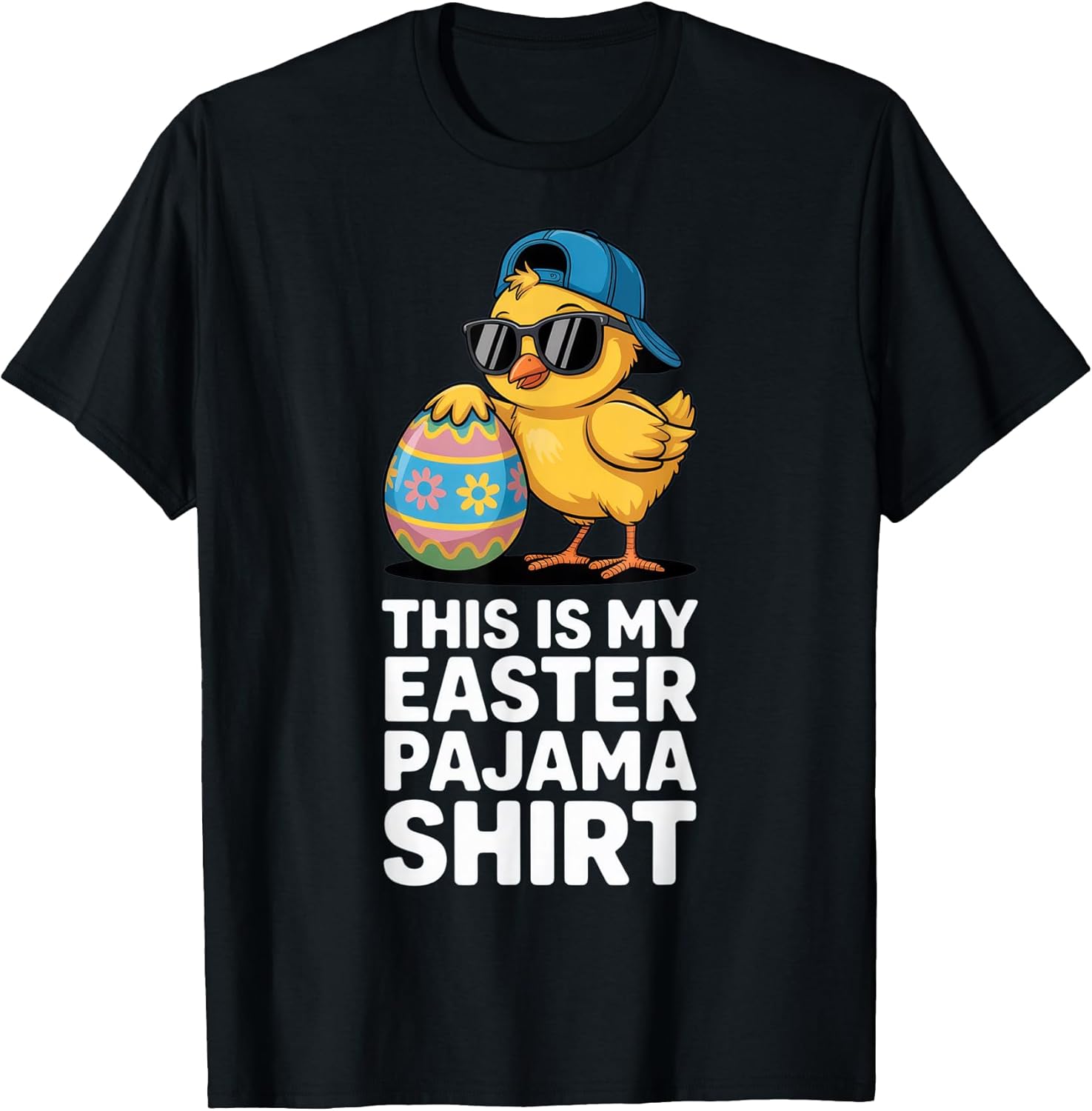 Funny Easter Chick Pajama for Kids Celebration T-Shirt