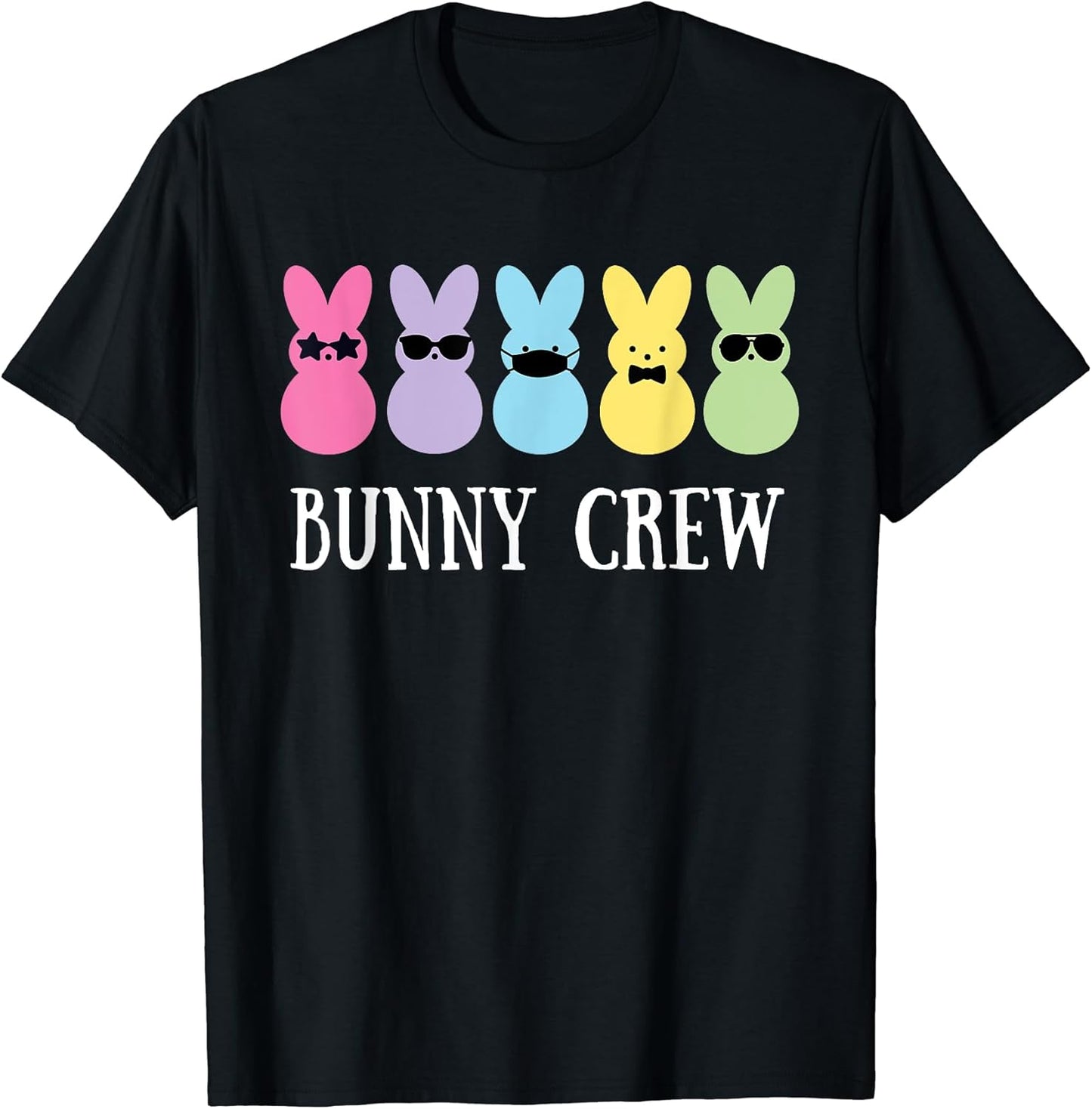 Bunny Crew Easter Family Matching Brother Sister Mom Dad T-Shirt