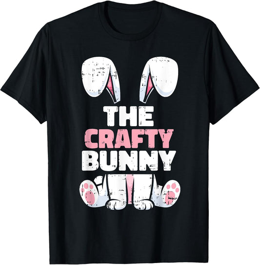 Crafty Bunny Easter Family Matching Spring Men Women Kids T-Shirt