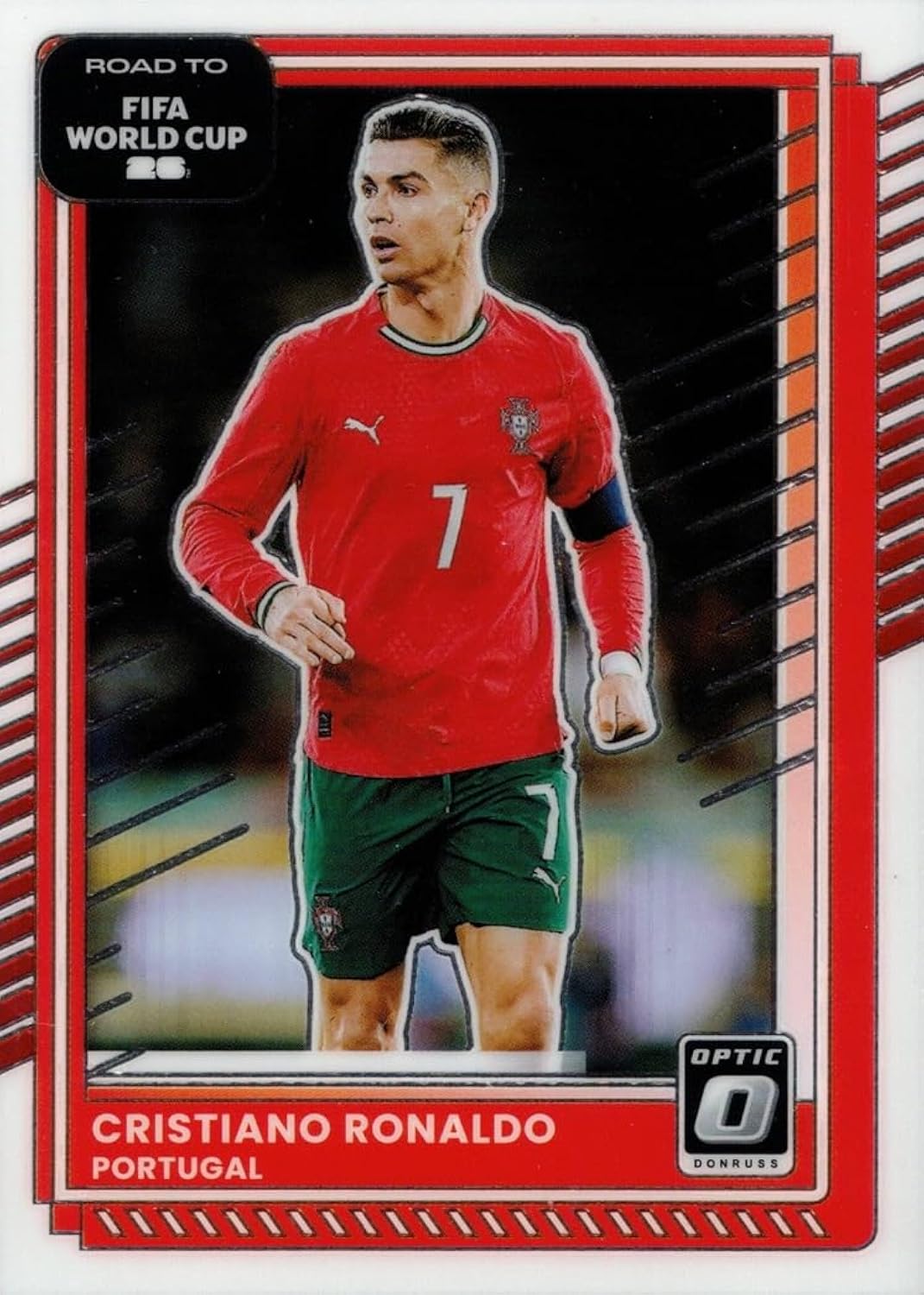 2025-26 Donruss Optic #91 Cristiano Ronaldo Soccer Card