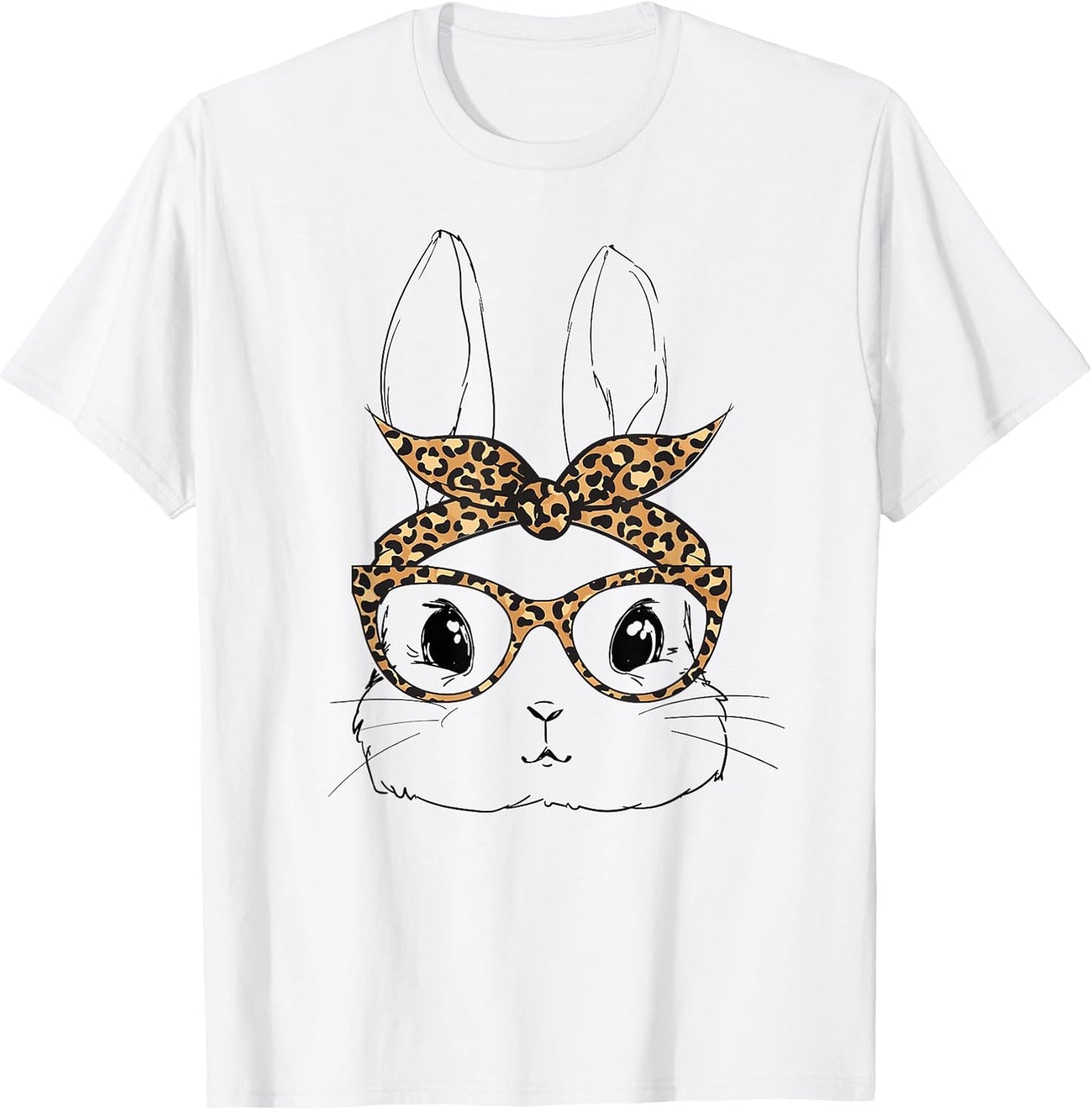 Easter Shirts for Kids Easter T Shirts Women Bunny Sunglass T-Shirt